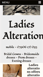 Mobile Screenshot of ladiesalterations.co.uk